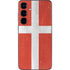 Denmark Flag Distressed Galaxy S25 Skin